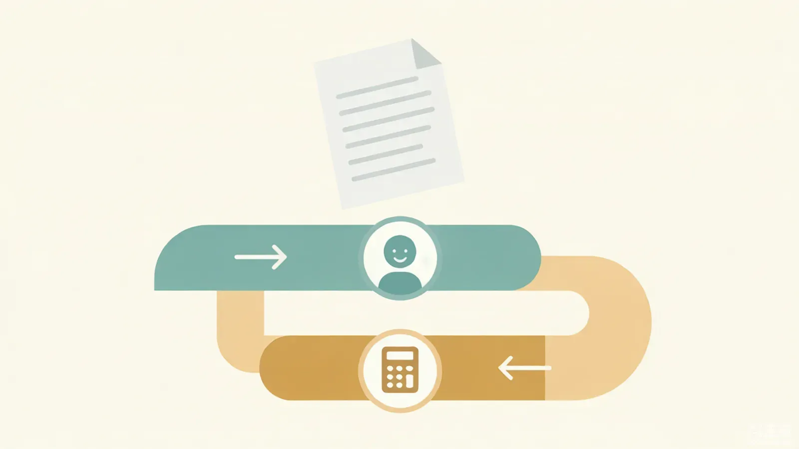 Checklist illustration of one brief feeding an organic lane and a paid generation lane