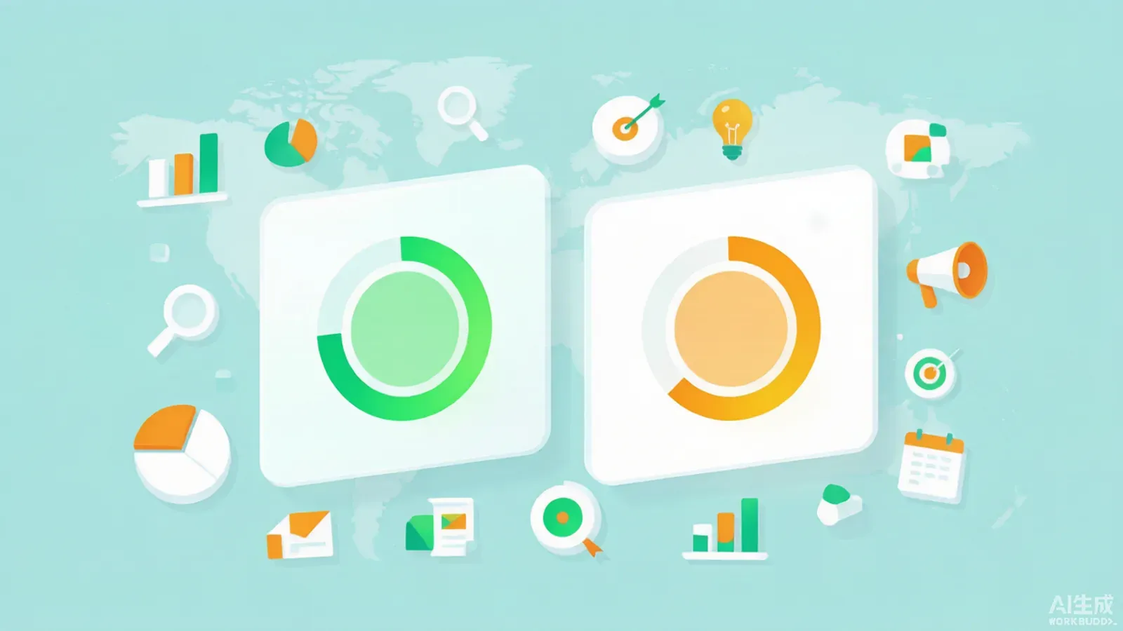 An isometric dashboard contrasting 91 percent AI adoption with 41 percent proven ROI